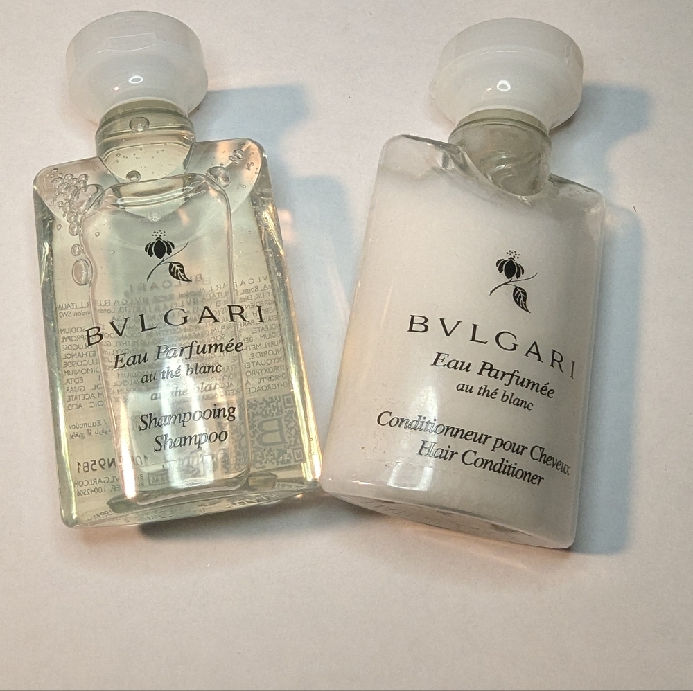 BVLGARI Eau Parfume Au The Blanc Shampoo and Conditioner New - Picture 2 of 2